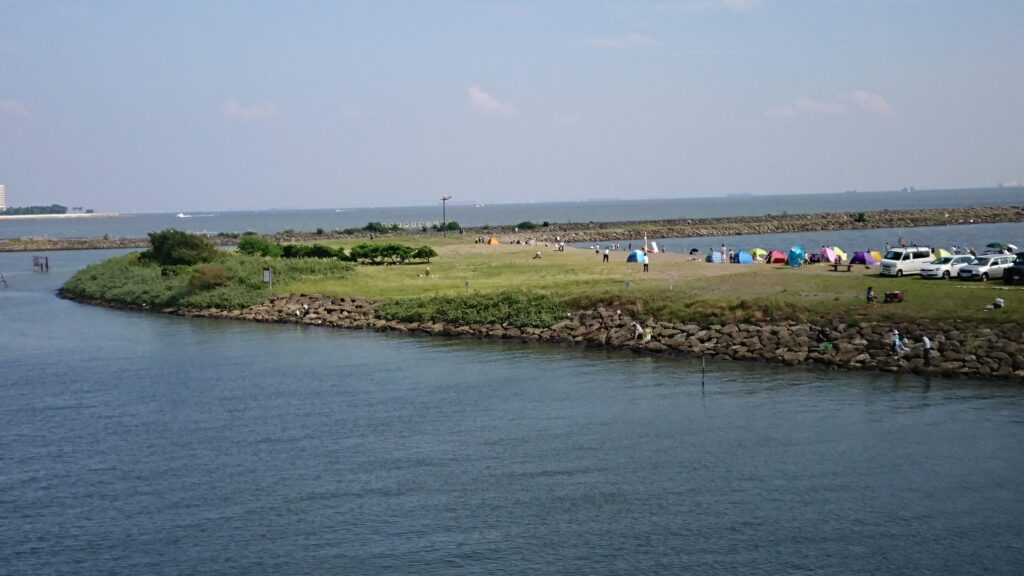 葛西海浜公園の西なぎさ釣り場