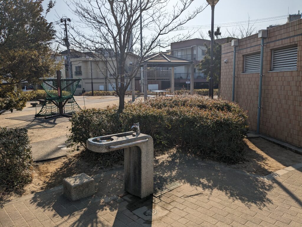 小柳川公園の手洗い場