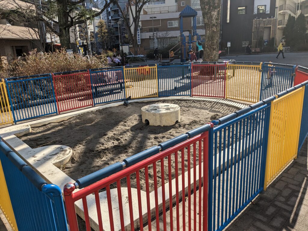 柳田公園（王子）の砂場