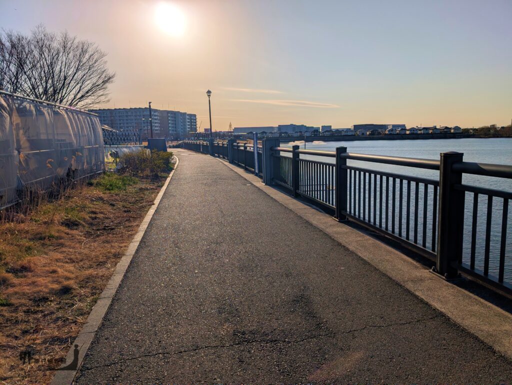 大相模調節池　遊歩道