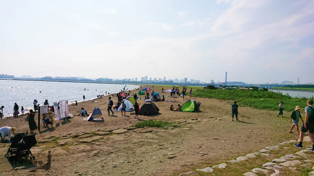 葛西海浜公園の西なぎさ右側