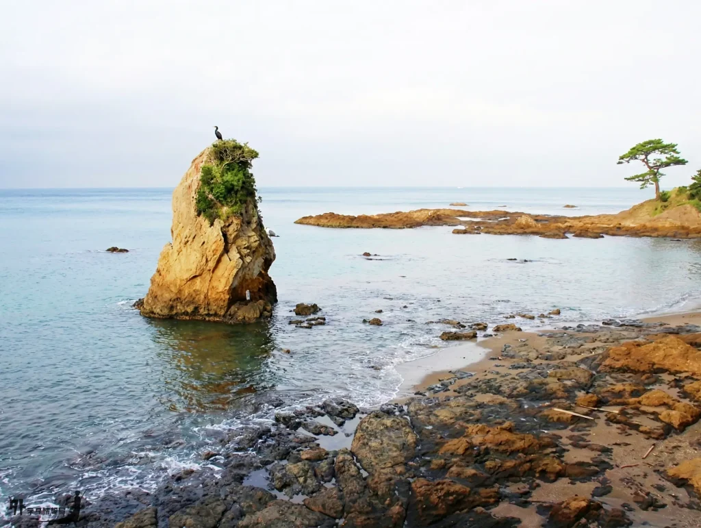 秋谷海岸の立石