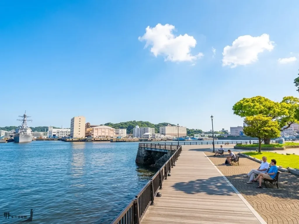 ヴェルニー公園遊の海沿い