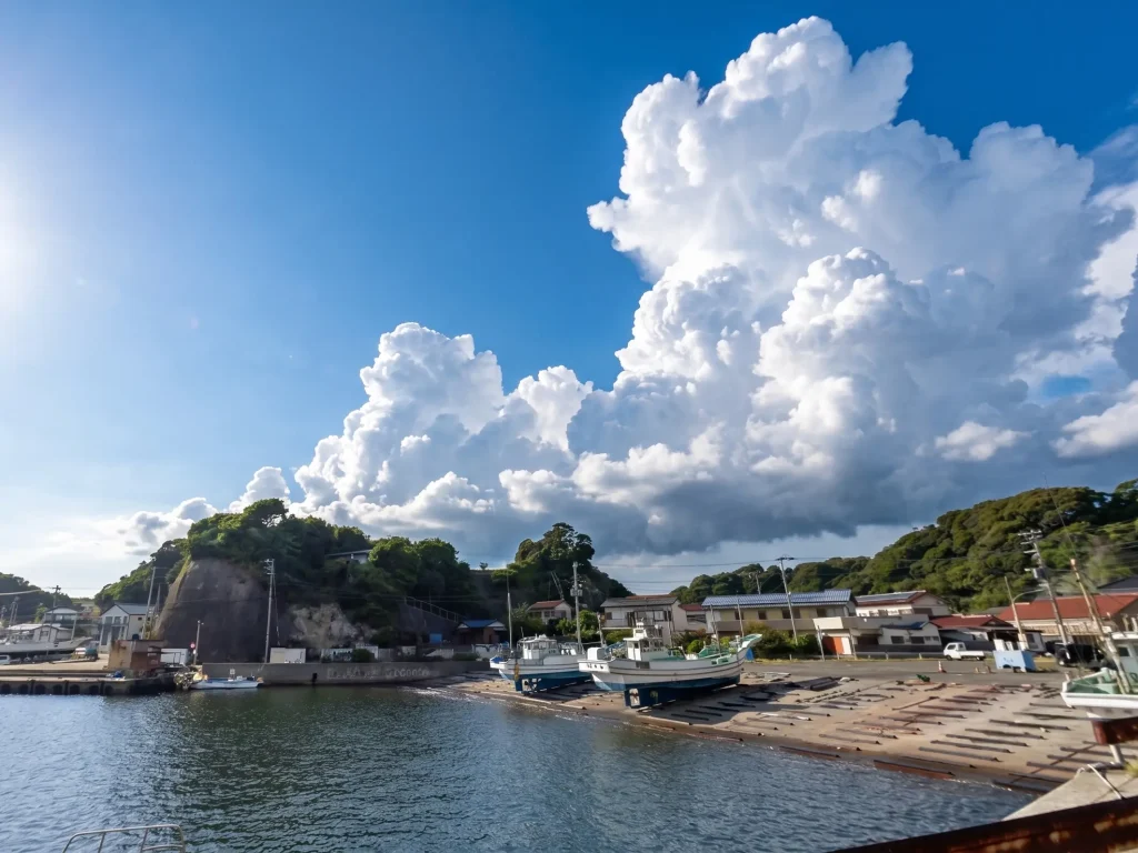 間口漁港スロープ全体